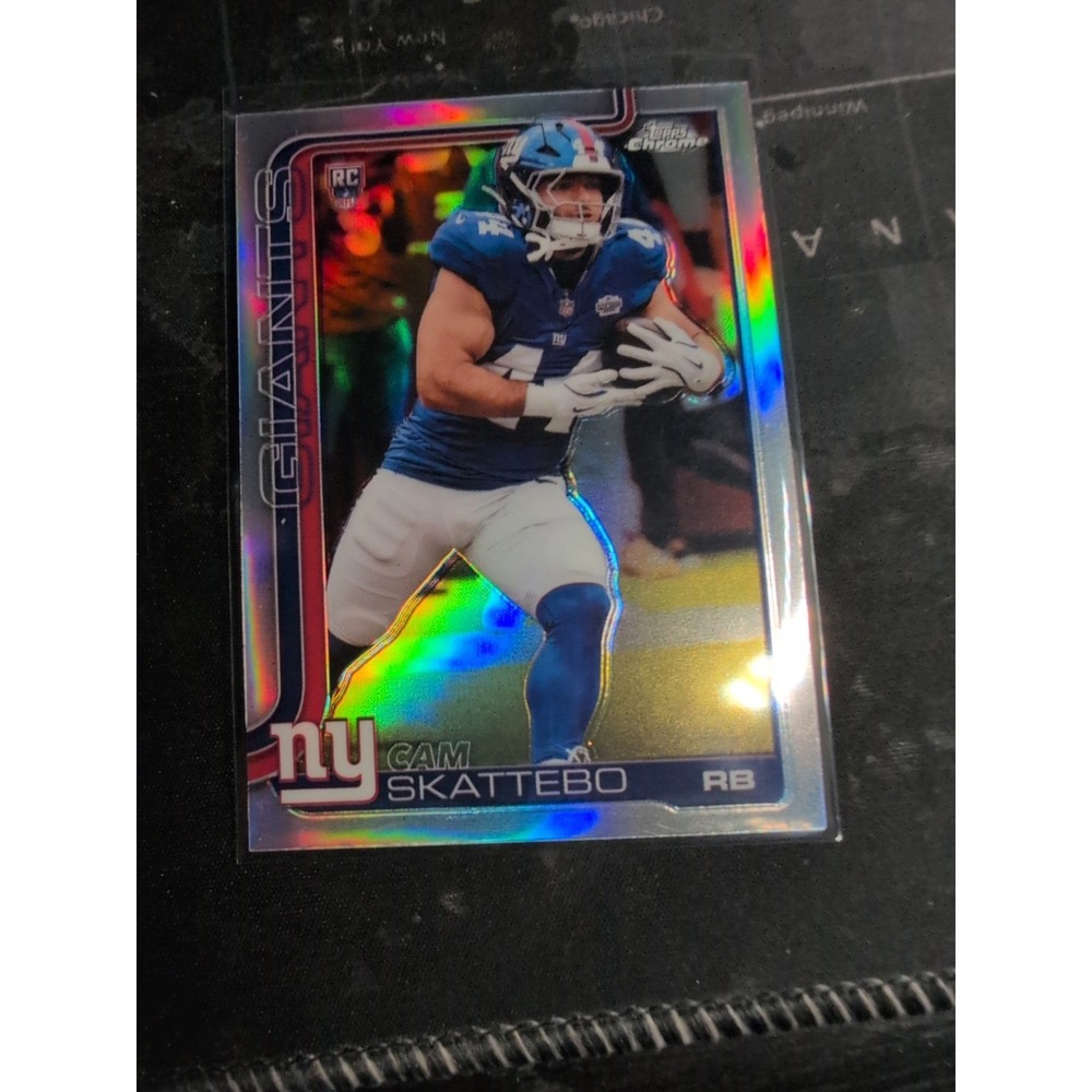 Cam Skattebo- 2025 Topps Chrome Refractor